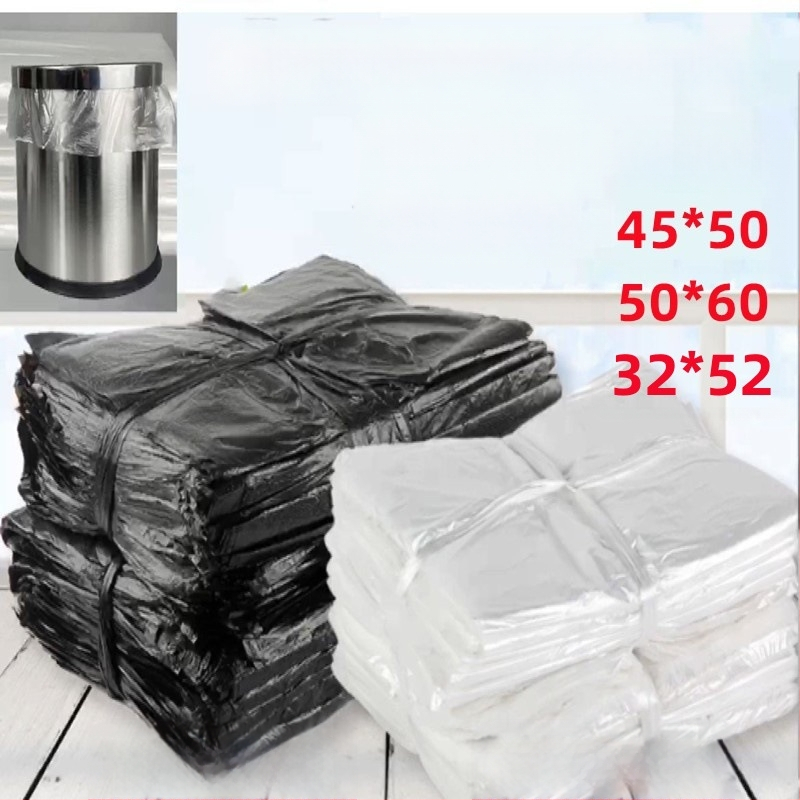 Mazi atkritumu maisi, 1000 gabali, sabiezināti, balti, īpaši viesnīcu numuriem, caurspīdīgi, sabiezināti plastmasas atkritumu maisi, vairumtirdzniecība