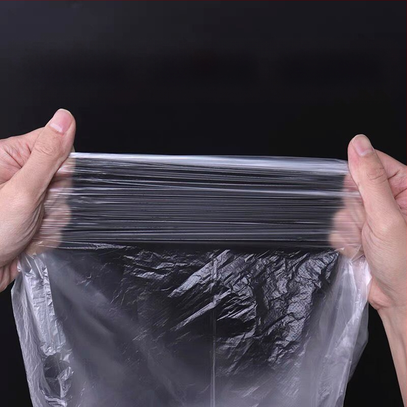 Maži šiukšlių maišai, 1000 vienetų, sutankinti, balti, specialūs viešbučių kambariams, permatomi sutankinti plastikiniai šiukšlių maišai, didmeninė prekyba