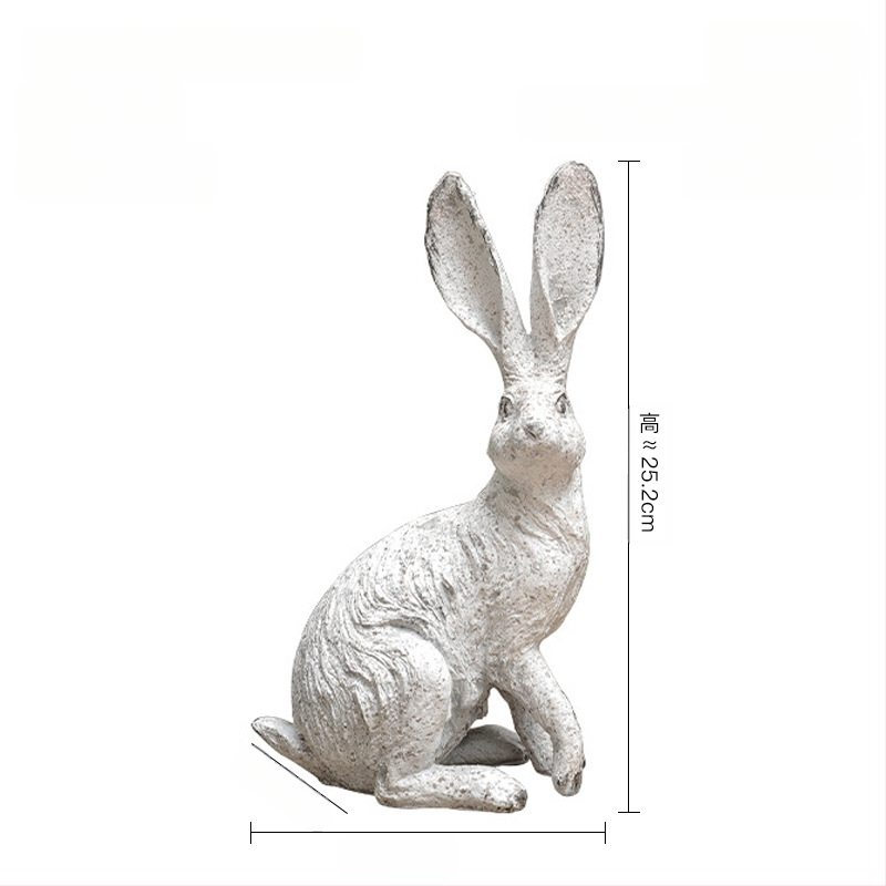 Amerikai vidéki antik antik lövöldözős kellékek kert udvar szimuláció gyapjú érzés hosszú fül nyúl dekoráció díszek