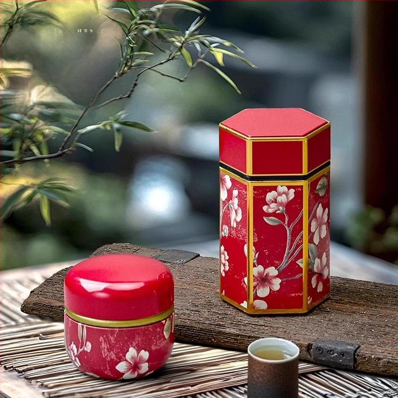 Uued National Tide teepurgid, rauast purgid, üldine must tee, roheline tee, lõhnastatud tee 50g, 125g teepakend, tühjade purkide tootjad