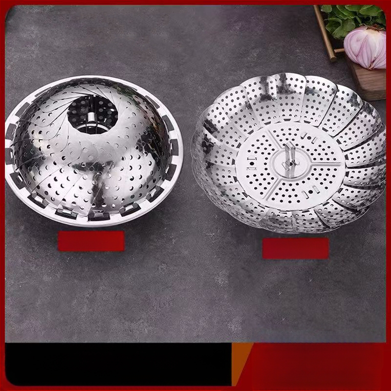 Tvaicēšanas olu plaukts no nerūsējošā tērauda tvaicētāja plaukts daudzfunkcionāls saliekams teleskopiskais tvaicētājs, maināms tvaicētāja šķēles tvaicētāja plaukts mājsaimniecības tvaicētāja šķīvis vairumtirdzniecībā