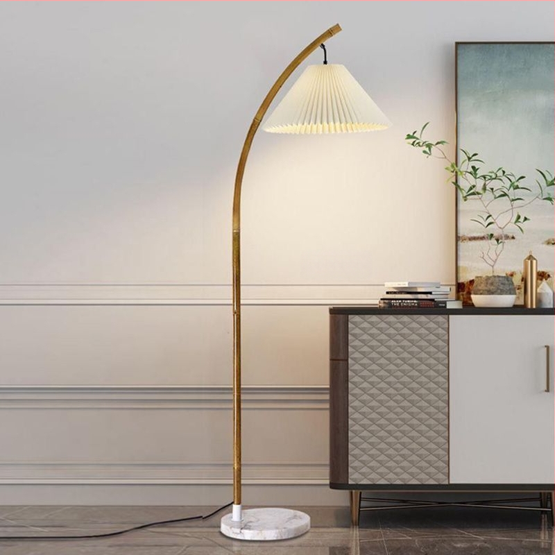 U7i vaikne tuulepõrandalamp elutoale, retro zen-tüüpi kodune kabinet, teekaunistus, magamistuba, antiikne toakaunistus, vertikaalne lugemine