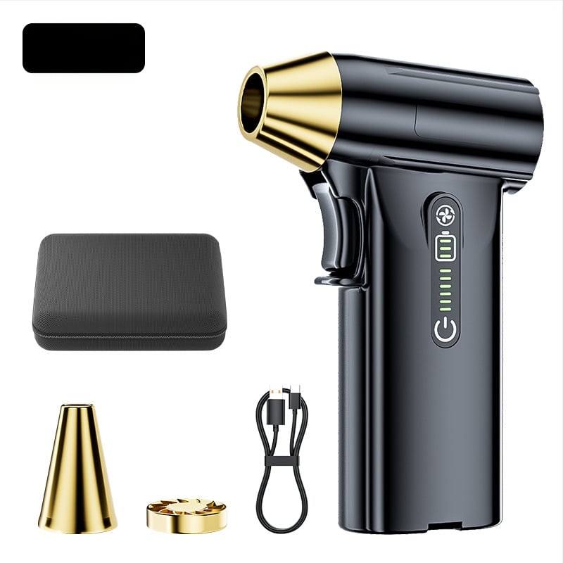 Rankinis turbokompresorinis ventiliatorius su dideliu greičiu, bešepetėliniu varikliu, galingas, prie transporto priemonės montuojamas lauko dulkių šalinimo ir plaukų džiovintuvo artefaktas