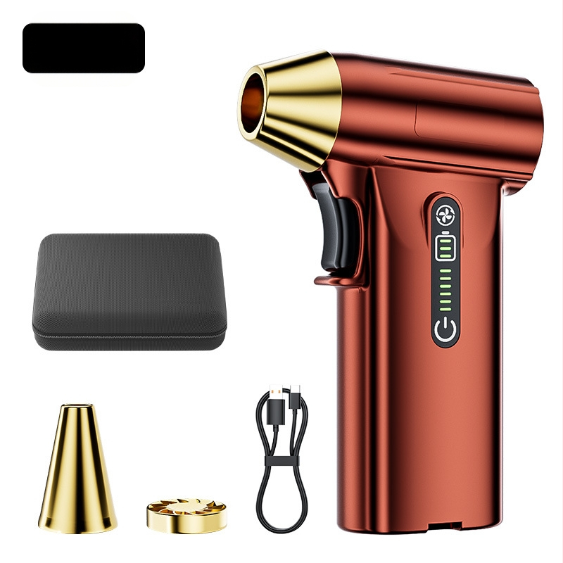 Rankinis turbokompresorinis ventiliatorius su dideliu greičiu, bešepetėliniu varikliu, galingas, prie transporto priemonės montuojamas lauko dulkių šalinimo ir plaukų džiovintuvo artefaktas