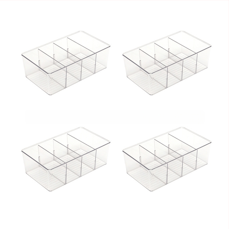 Aštuonių skyrių kosmetikos laikymo dėžutė, duomenų kabelio pertvaros rūšiavimo dėžutė, nuimama keturių skyrių stalinė arbatos maišelių rūšiavimo dėžutė