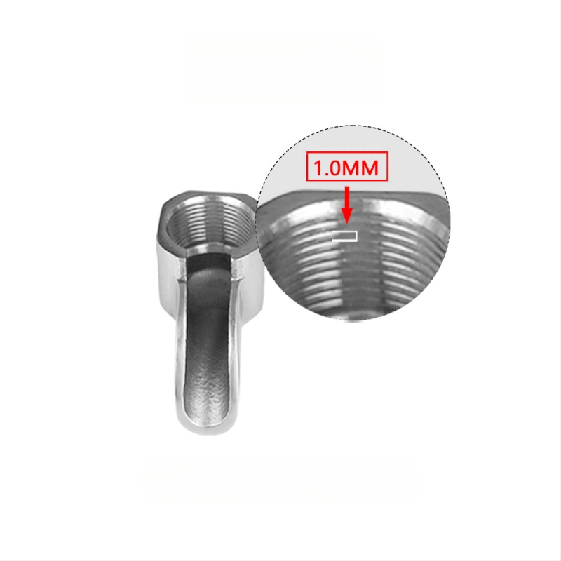 „Aibo E61 Hot Mom Rocket“ platininės rankenos padalintas antgalis iš nerūdijančio plieno nuotėkio antgalis vienas antgalis dvigubas antgalis