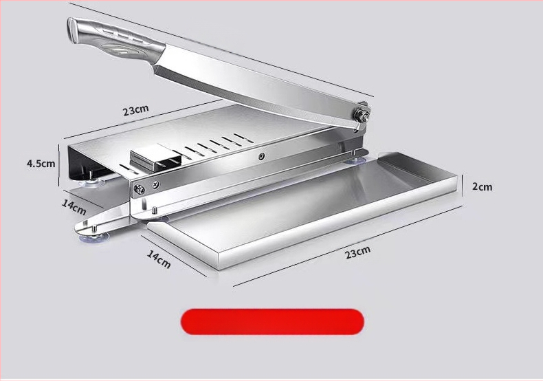 Smulkintuvas Giljotina Buitinė jautienos ir avienos pjaustyklė Rankinis riebiųjų galvijų pjaustytuvas Kaulų pjaustymo Giljotina Virtuvės giljotina Kapojimas