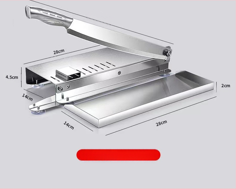 Smulkintuvas Giljotina Buitinė jautienos ir avienos pjaustyklė Rankinis riebiųjų galvijų pjaustytuvas Kaulų pjaustymo Giljotina Virtuvės giljotina Kapojimas