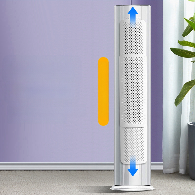 Дефлектор за вятър за климатик, цилиндричен вертикален климатик, висящ изход за въздух за климатик, дефлектор за вятър, ограничаване на артефакти