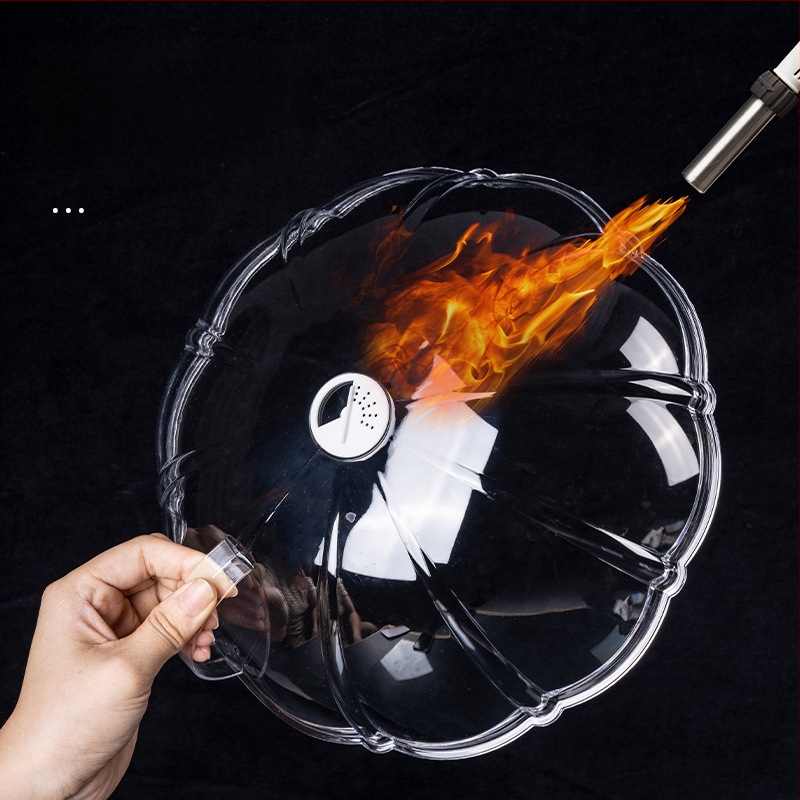 Mikrolaineahi kütte ümmargune toidu plastist tolmukindel PC kate värske toidu kate söödav toidu tolmukate tehase otsemüük