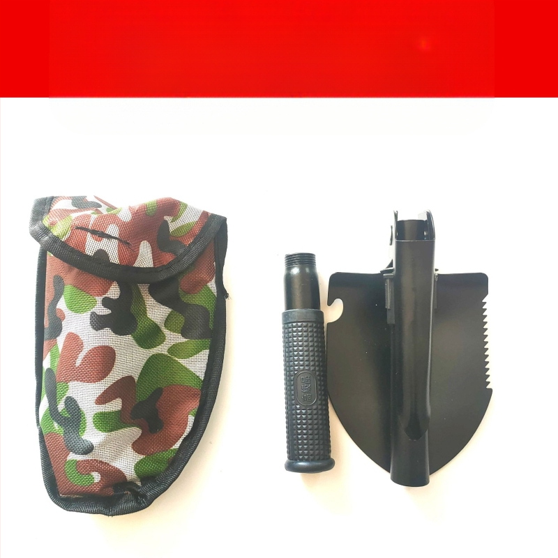 Kuum müük välivarustuse labidas, kokkupandav labidas, väike kompassiga, kokkupandav matkalabidas, kaasaskantav kokkupandav kalapüügilabidas