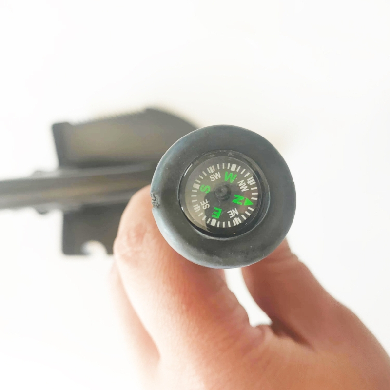 Kuum müük välivarustuse labidas, kokkupandav labidas, väike kompassiga, kokkupandav matkalabidas, kaasaskantav kokkupandav kalapüügilabidas