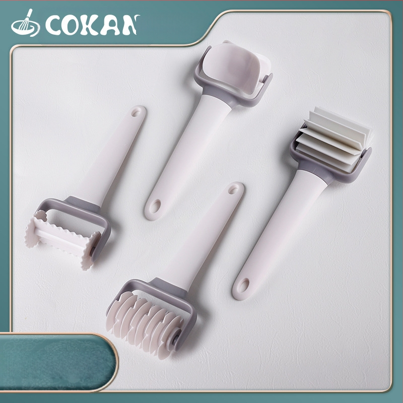 Taškinis picos volelių rinkinys, raštas, plastikinis tinklelio peilis, virtuvės daugiafunkcis volelių peilis, kūrybinė duonos ir makaronų viryklė