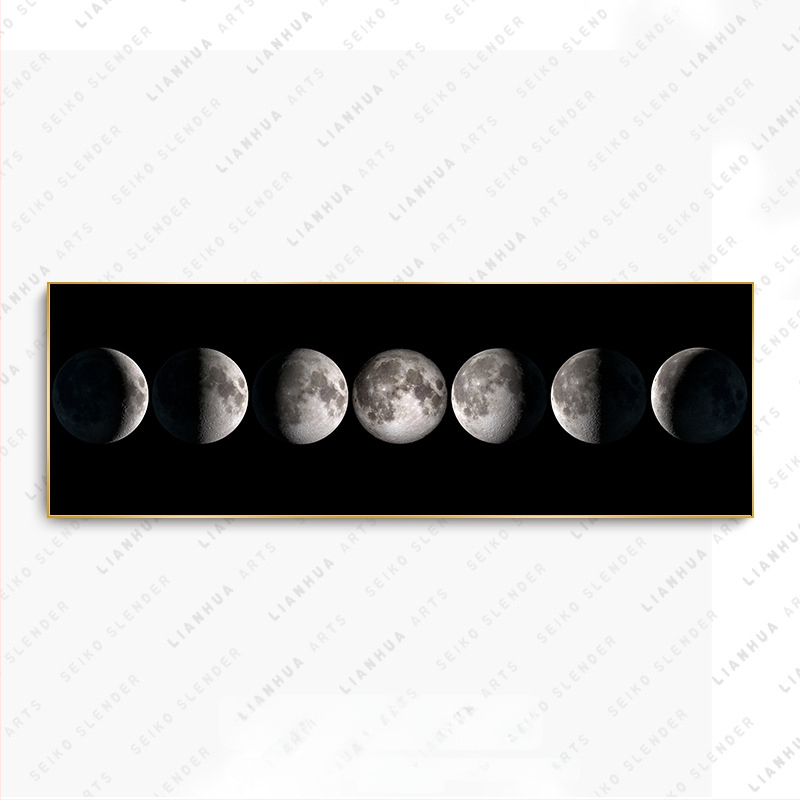 ALLIKAS tehase seinamaaling dekoratiivmaaling elutuba nordic rippmaaling mustvalge kuu kristall portselanimaal hotellituba voodipeo värv