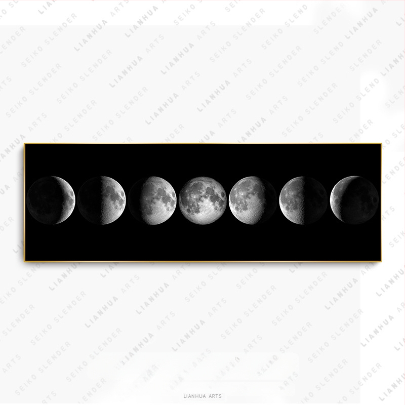 ALLIKAS tehase seinamaaling dekoratiivmaaling elutuba nordic rippmaaling mustvalge kuu kristall portselanimaal hotellituba voodipeo värv