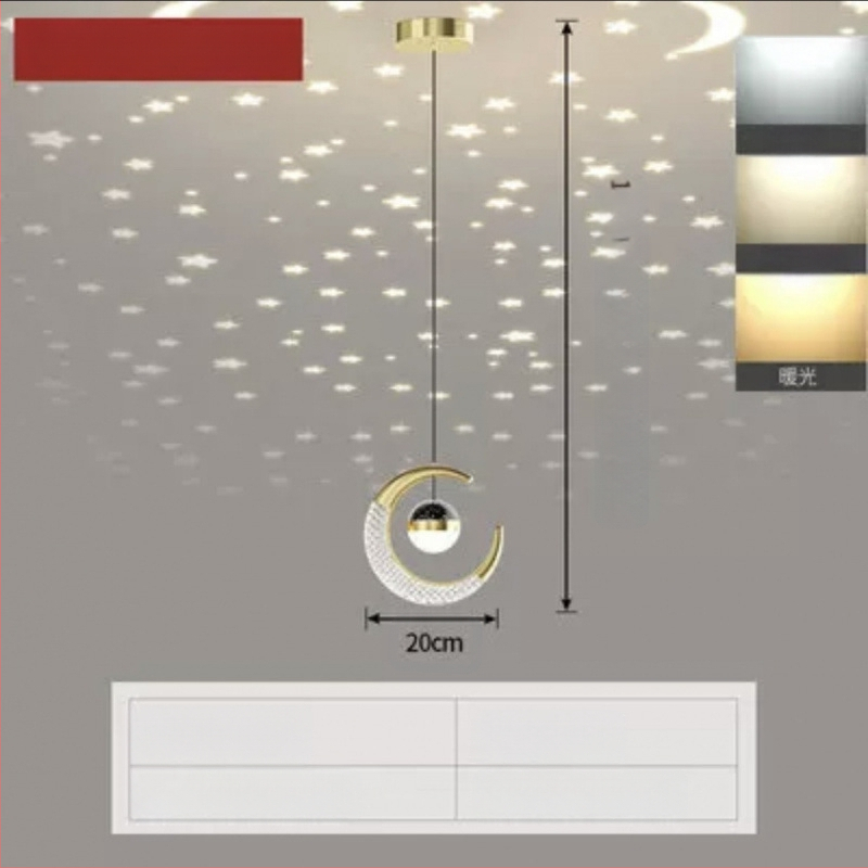 Ööküllühtri tõstmine Interneti tähistaja elutuba söögituba väike lühter 2023 uus magamistoa öölambi lühter