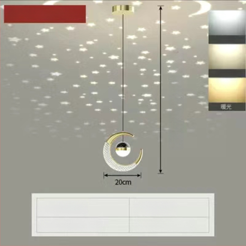 Ööküllühtri tõstmine Interneti tähistaja elutuba söögituba väike lühter 2023 uus magamistoa öölambi lühter