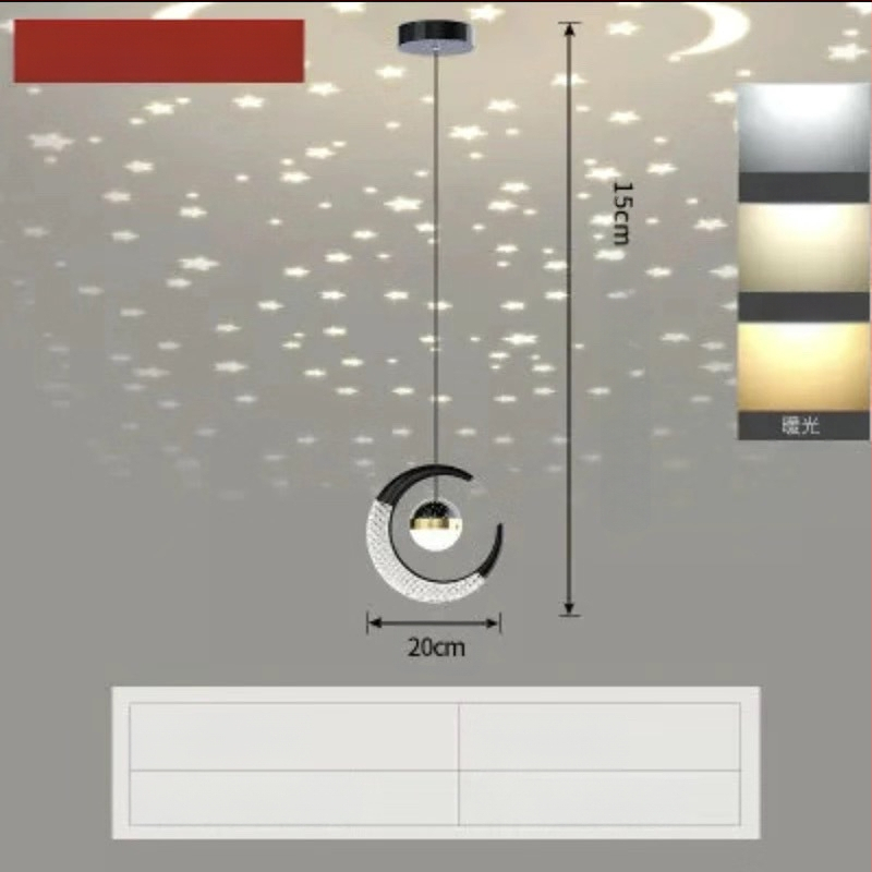 Ööküllühtri tõstmine Interneti tähistaja elutuba söögituba väike lühter 2023 uus magamistoa öölambi lühter