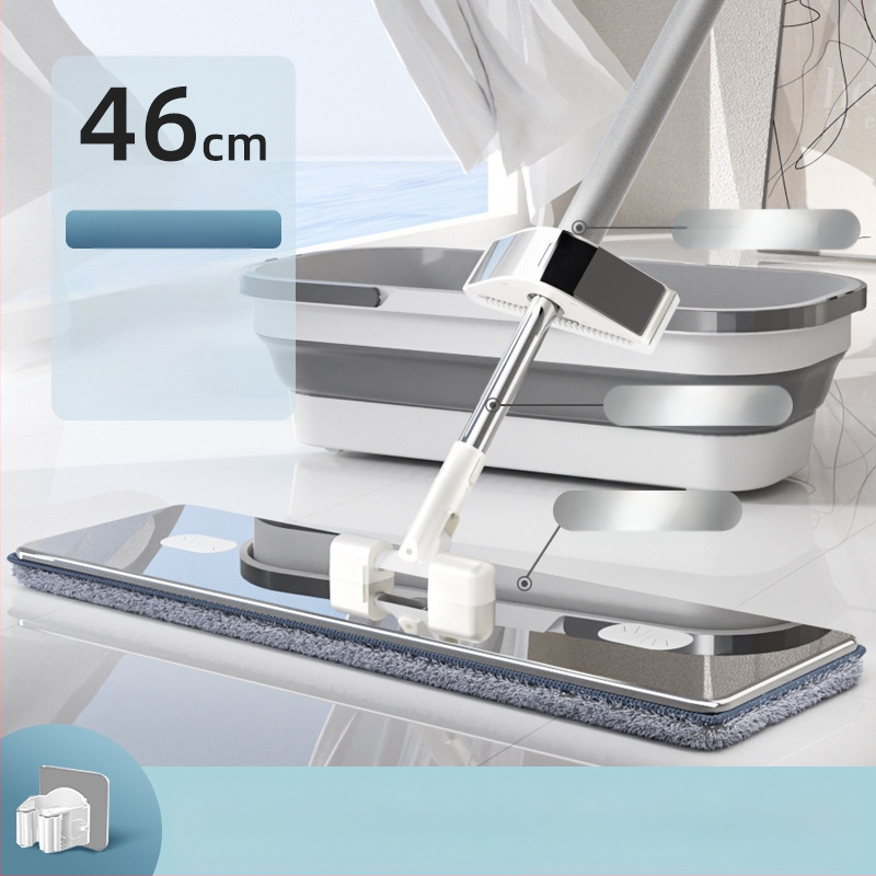 2024 Uus titaankristallist lame mopp käsitsi pesemisvaba majapidamismopi puhastamiseks laisk mopi artefakt Mop Mop Mop Mop tööjõudu säästev