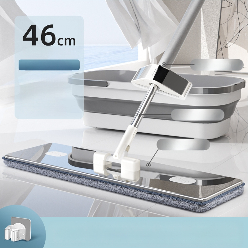 2024 Uus titaankristallist lame mopp käsitsi pesemisvaba majapidamismopi puhastamiseks laisk mopi artefakt Mop Mop Mop Mop tööjõudu säästev