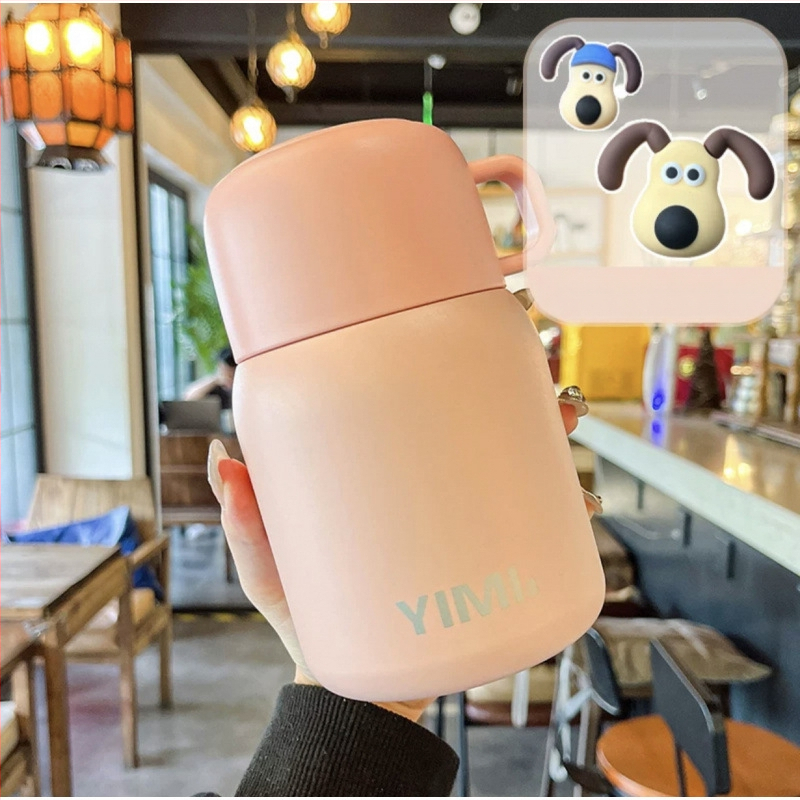 Termoszpohár, női, nagy értékű, irodai, párolt zabkása, leves, reggeli, széles, nagy átmérőjű, 304 rozsdamentes acél ivóvíz