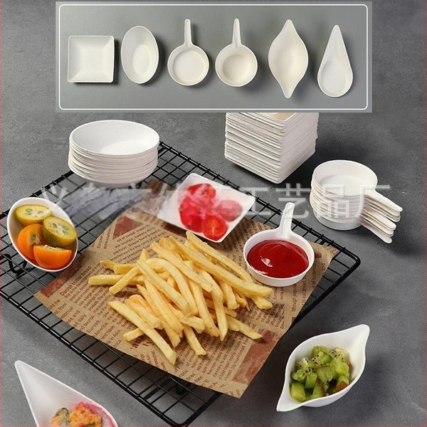 Lagunev ühekordne kastmemaitseainenõu kastme maitsega väike nõu sojakastme ühekordne nõu kaubanduslik kastmenõu