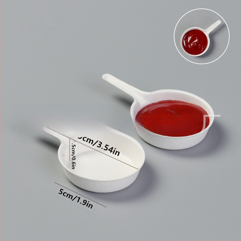 Lagunev ühekordne kastmemaitseainenõu kastme maitsega väike nõu sojakastme ühekordne nõu kaubanduslik kastmenõu