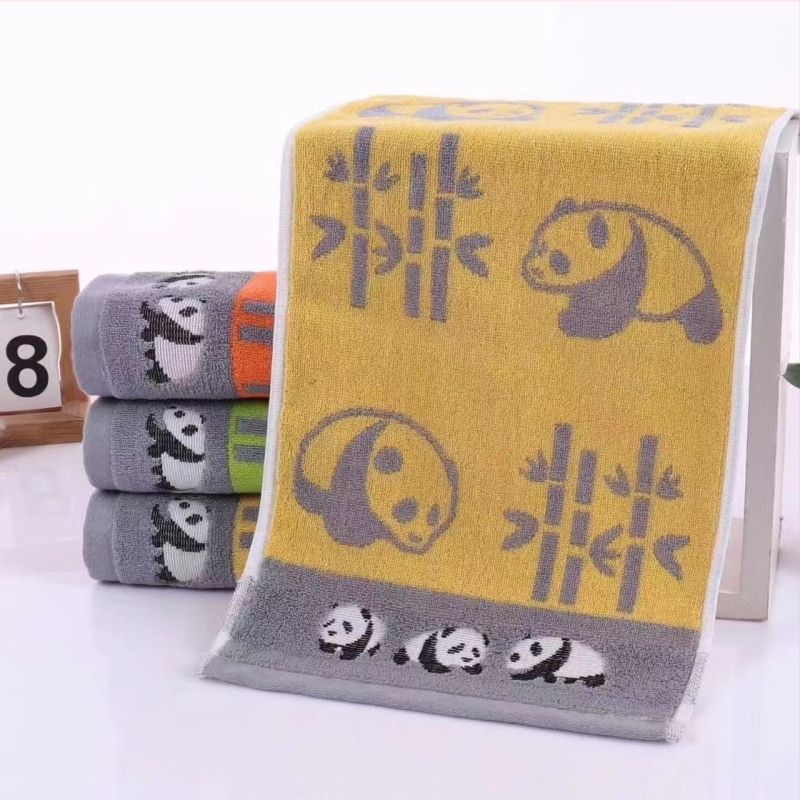 Medvilninis vaikiškas rankšluostis veidui, sugeriantis, mielas mažas rankšluostis, mokinio, darželinuko, kūdikio, veido rankšluostis, kategorija A, didmeninė prekyba