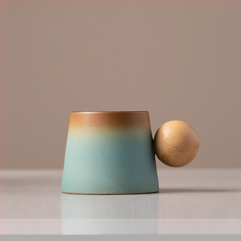 Csésze kerámia latte kávéscsészével és csészealjjal, kreatív délutáni teás bögre, kis, finom háztartási tejes reggelizőpohár