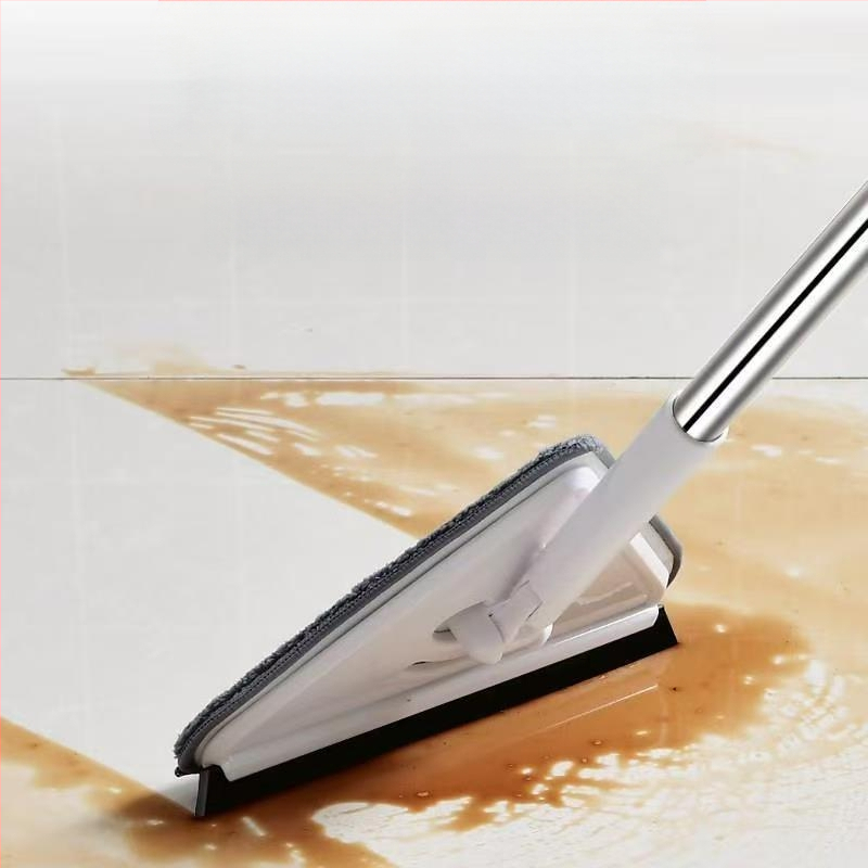 Uus kolmnurkne mopp, eriti suur, 360-kraadiselt pöörlev, klaasseinte, lagede, põrandate ja puitpõrandate puhastamiseks