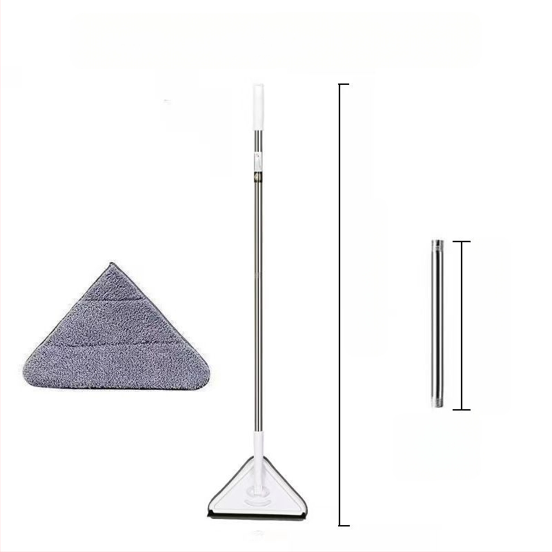 Uus kolmnurkne mopp, eriti suur, 360-kraadiselt pöörlev, klaasseinte, lagede, põrandate ja puitpõrandate puhastamiseks