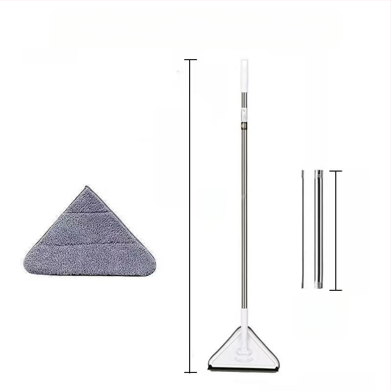 Uus kolmnurkne mopp, eriti suur, 360-kraadiselt pöörlev, klaasseinte, lagede, põrandate ja puitpõrandate puhastamiseks