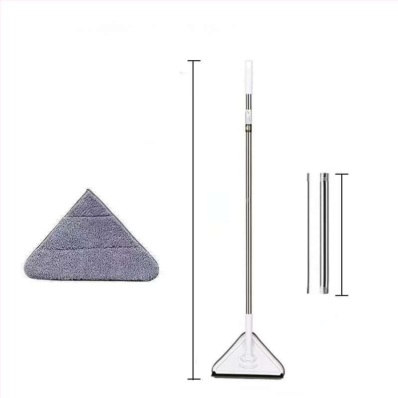 Uus kolmnurkne mopp, eriti suur, 360-kraadiselt pöörlev, klaasseinte, lagede, põrandate ja puitpõrandate puhastamiseks
