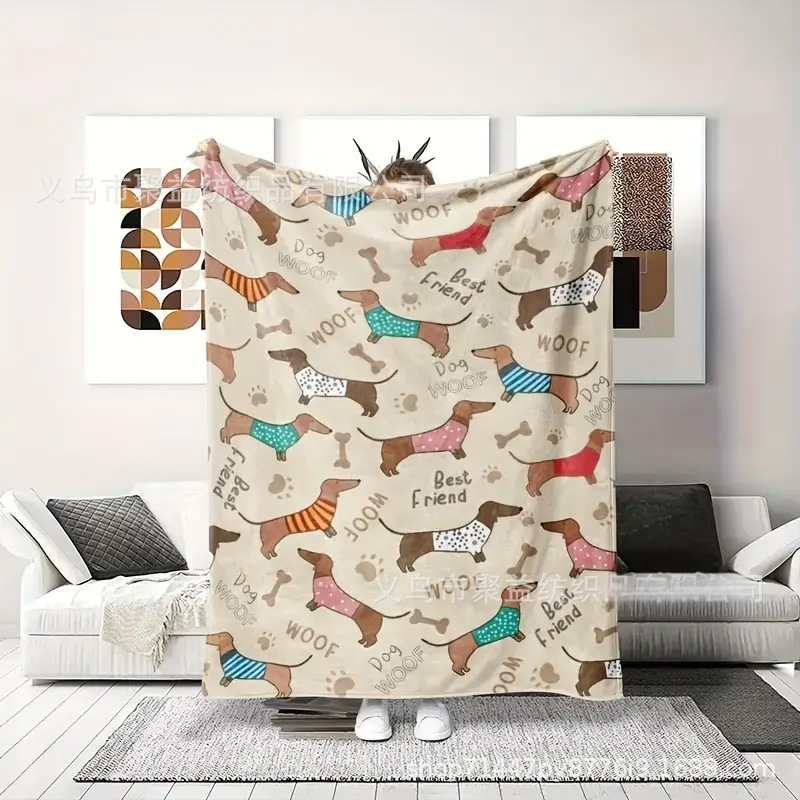 Gyvūnų flanelinė antklodė, snapo sofa, biuro lova, kempingo kelioninė daugiafunkcinė antklodė, tinkanti visiems metų laikams