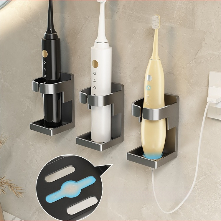 Elektrinio dantų šepetėlio laikiklis, dantų šepetėlio laikiklis be perforatoriaus, burnos skalavimo skysčio laikiklis, tualeto sieninis dantų šepetėlio laikiklis