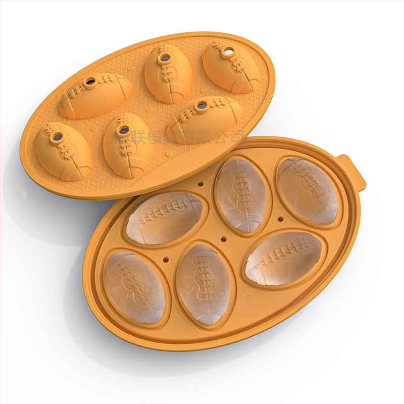 Piiriülene plahvatusohtlik koljujäätis 10 ühtlast halloweeni šokolaadivormi loominguline omatehtud silikoonist jäätis lehtriga