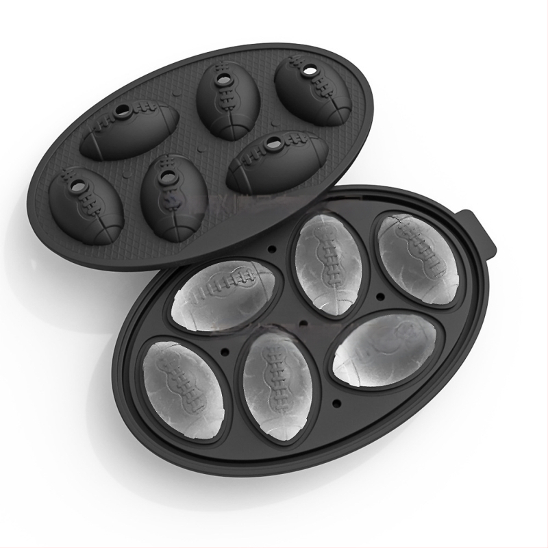 Piiriülene plahvatusohtlik koljujäätis 10 ühtlast halloweeni šokolaadivormi loominguline omatehtud silikoonist jäätis lehtriga