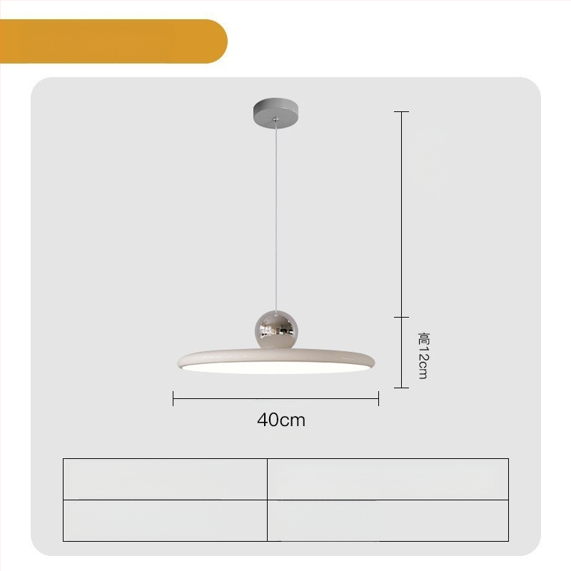 Moodne minimalistlik UFO restorani lühter loominguline kreemjas stiilis magamistoa voodiäärne väike lühter lastetoa õppetoa lamp