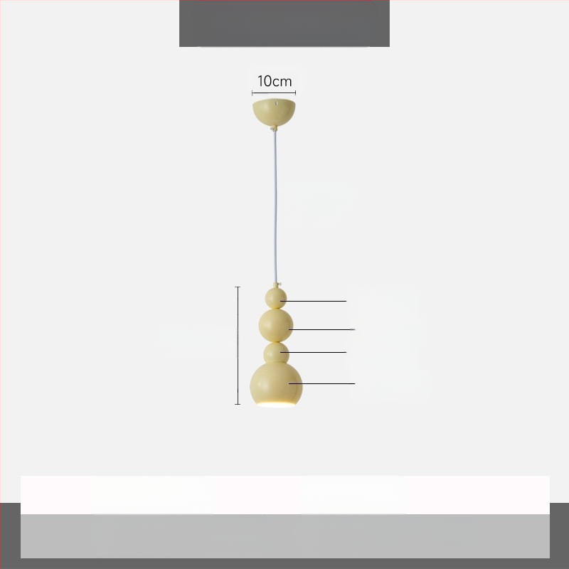 Moodne minimalistlik UFO restorani lühter loominguline kreemjas stiilis magamistoa voodiäärne väike lühter lastetoa õppetoa lamp