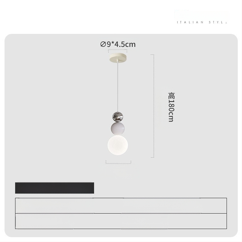 Moodne minimalistlik UFO restorani lühter loominguline kreemjas stiilis magamistoa voodiäärne väike lühter lastetoa õppetoa lamp