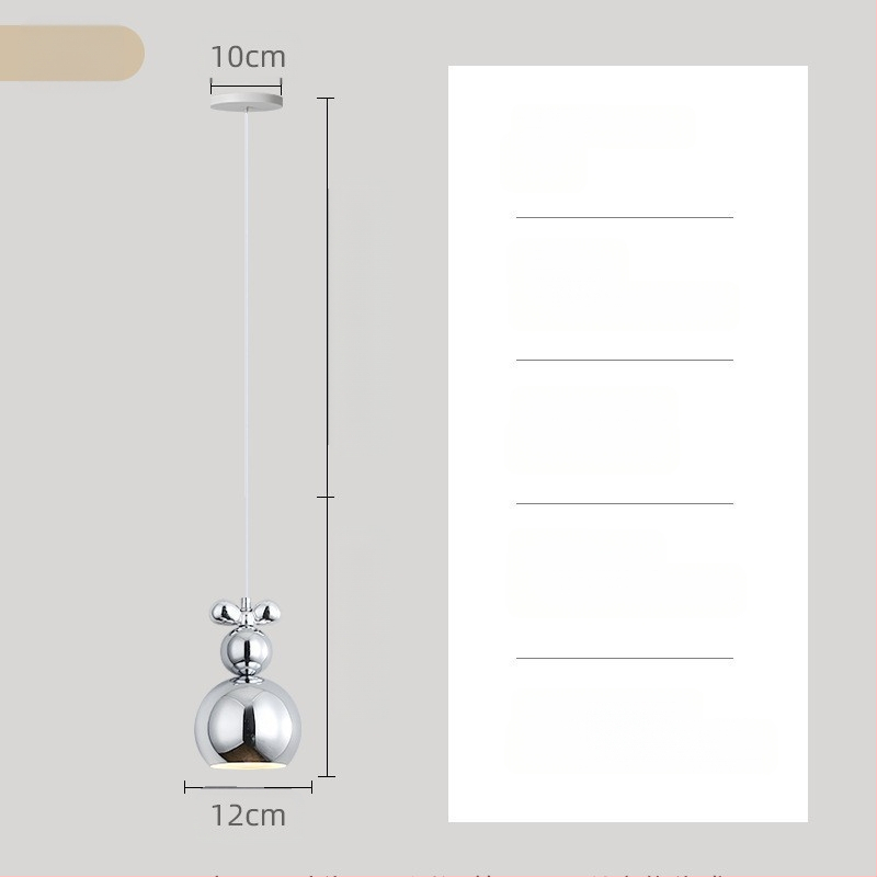 Moodne minimalistlik UFO restorani lühter loominguline kreemjas stiilis magamistoa voodiäärne väike lühter lastetoa õppetoa lamp