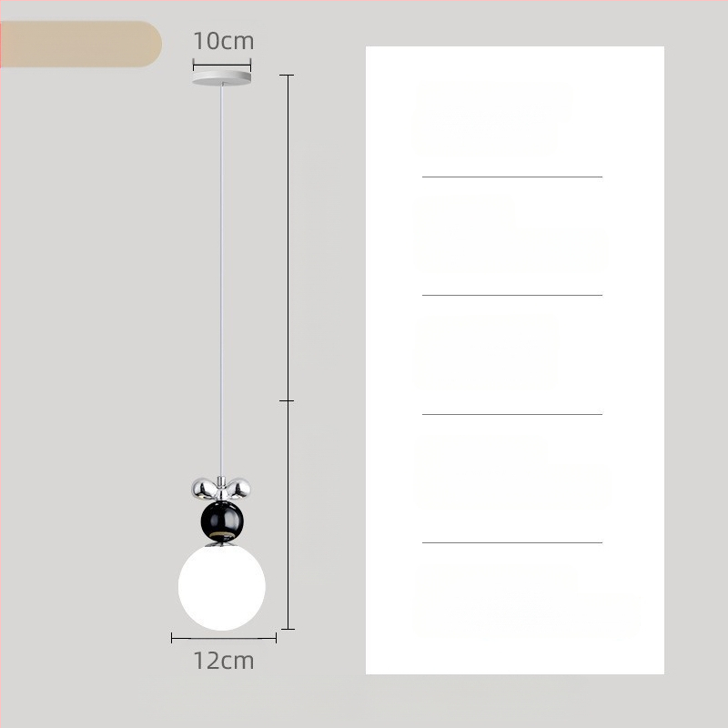 Moodne minimalistlik UFO restorani lühter loominguline kreemjas stiilis magamistoa voodiäärne väike lühter lastetoa õppetoa lamp