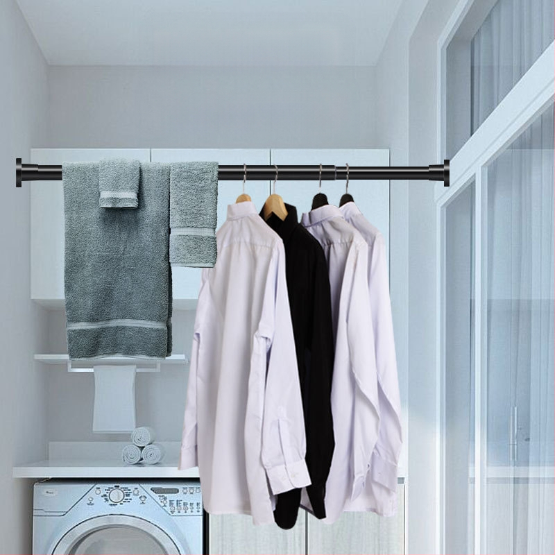 Mulgustamisvaba teleskoopvarras Rõdu riiete kuivatusvarras Riidekapi tugivarras Kardinapuu Vannitoa riiete riputusvarras Dušikardinapuu Riidekuivatusrest