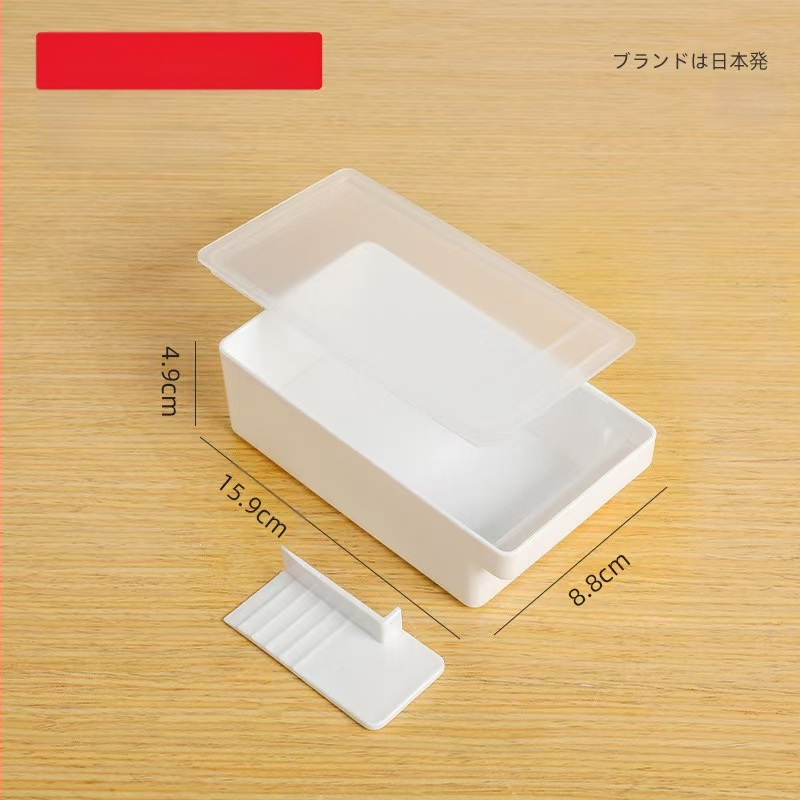Japoniško stiliaus importuota sviesto laikymo dėžutė su sandaria dėžute, sviesto šviežumo laikymo pjaustymo dėžutė, daugiafunkcinė šaldytuvo šviežumo laikymo dėžutė su dangteliu