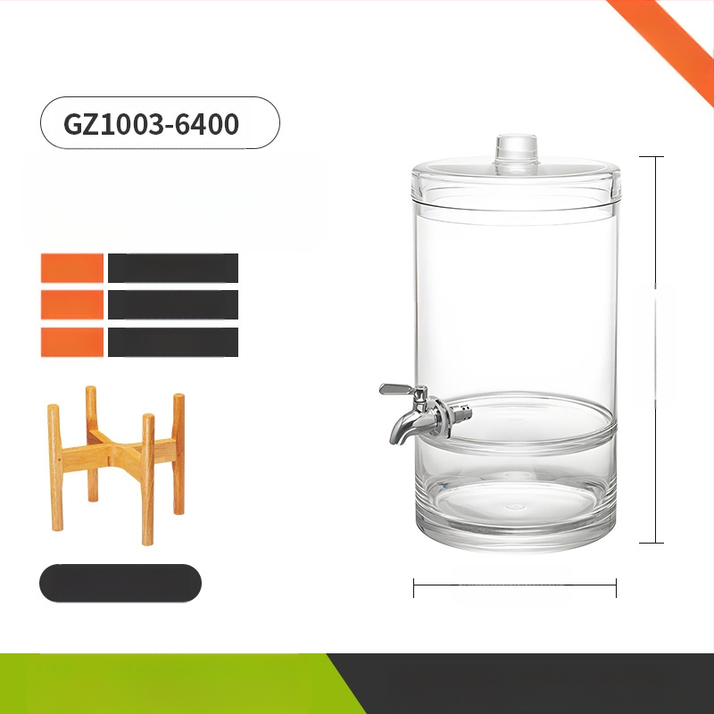 Internetikuulsuste koolajatt Roostevabast terasest kraaniga iseteeninduslik joogitünn Suure mahutavusega mahlapurk Õlletünn Kommertsmahla statiiviga