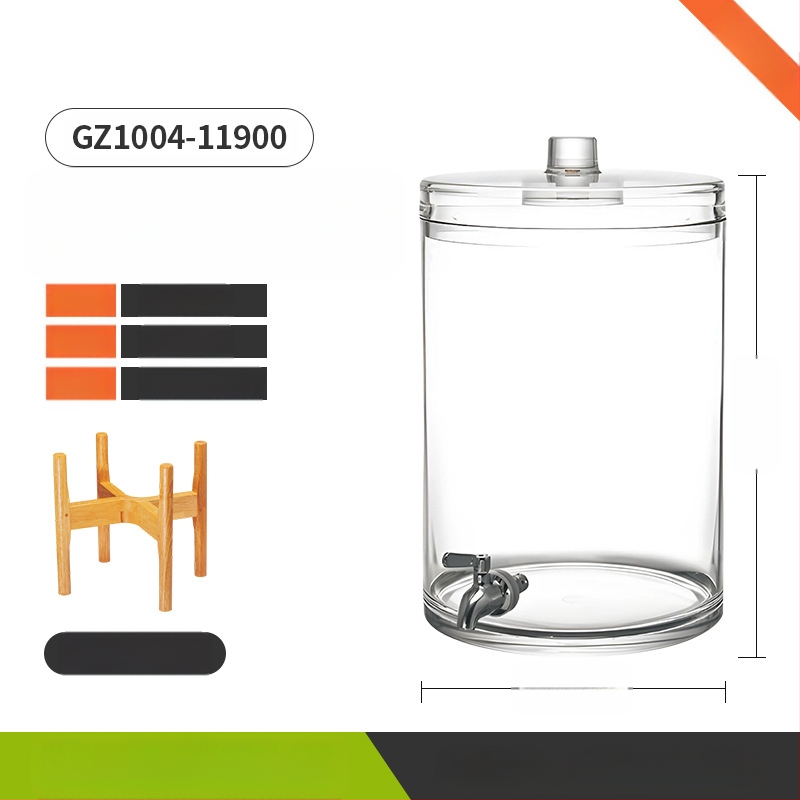 Internetikuulsuste koolajatt Roostevabast terasest kraaniga iseteeninduslik joogitünn Suure mahutavusega mahlapurk Õlletünn Kommertsmahla statiiviga