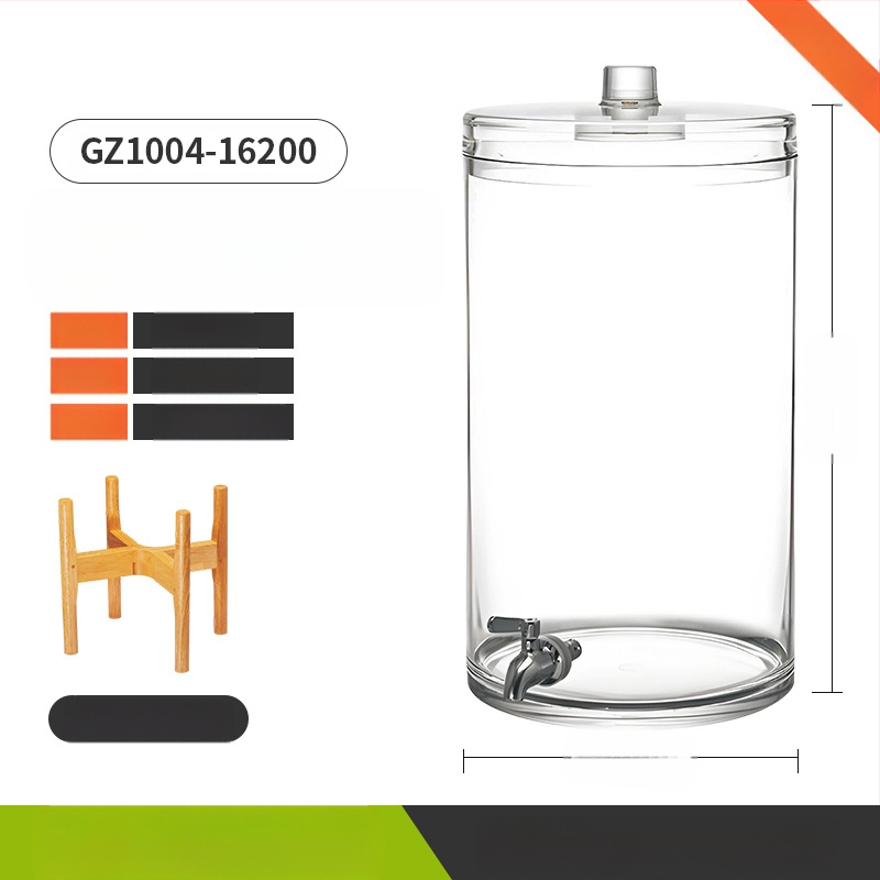 Internetikuulsuste koolajatt Roostevabast terasest kraaniga iseteeninduslik joogitünn Suure mahutavusega mahlapurk Õlletünn Kommertsmahla statiiviga