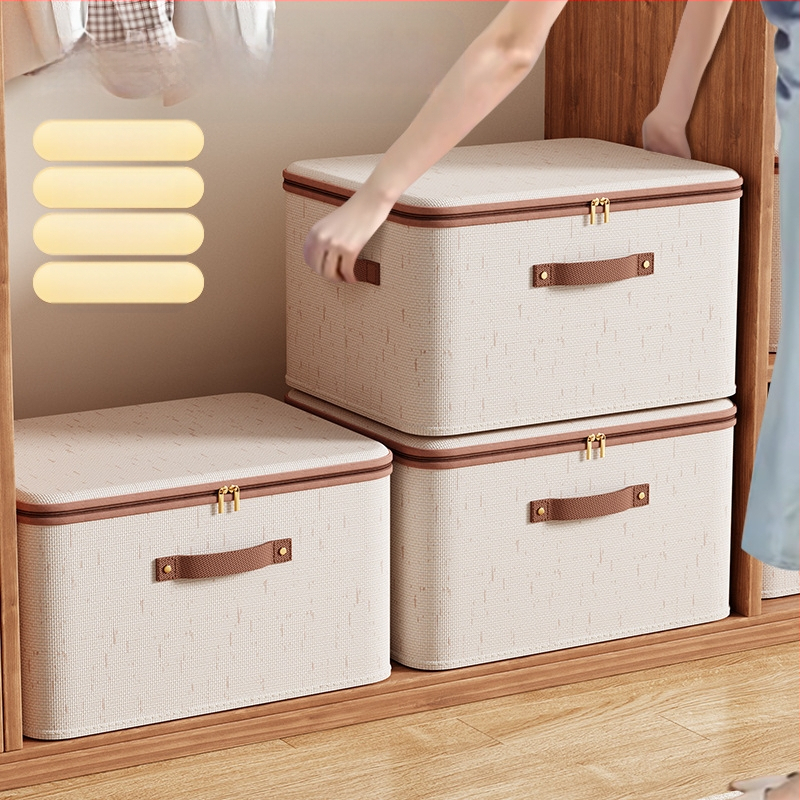 Užtrauktuko laikymo dėžė Namų apyvokos miegamojo sezoninė laikymo dėžė Drabužiai su dangčiu Apatiniai kojinės Rūšiavimo dėžė