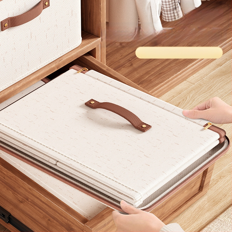 Užtrauktuko laikymo dėžė Namų apyvokos miegamojo sezoninė laikymo dėžė Drabužiai su dangčiu Apatiniai kojinės Rūšiavimo dėžė