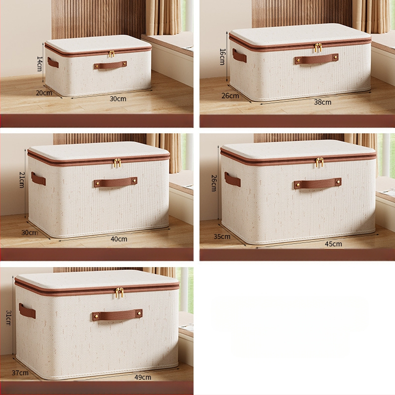 Užtrauktuko laikymo dėžė Namų apyvokos miegamojo sezoninė laikymo dėžė Drabužiai su dangčiu Apatiniai kojinės Rūšiavimo dėžė